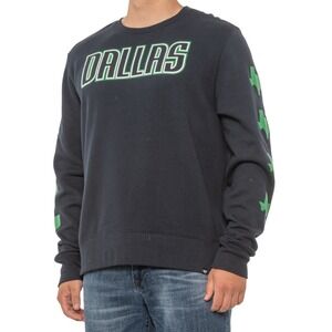 Dallas Mavericks 47 Brand Loaded Headline Crew Neck Sweatshirt Fall Navy Size L